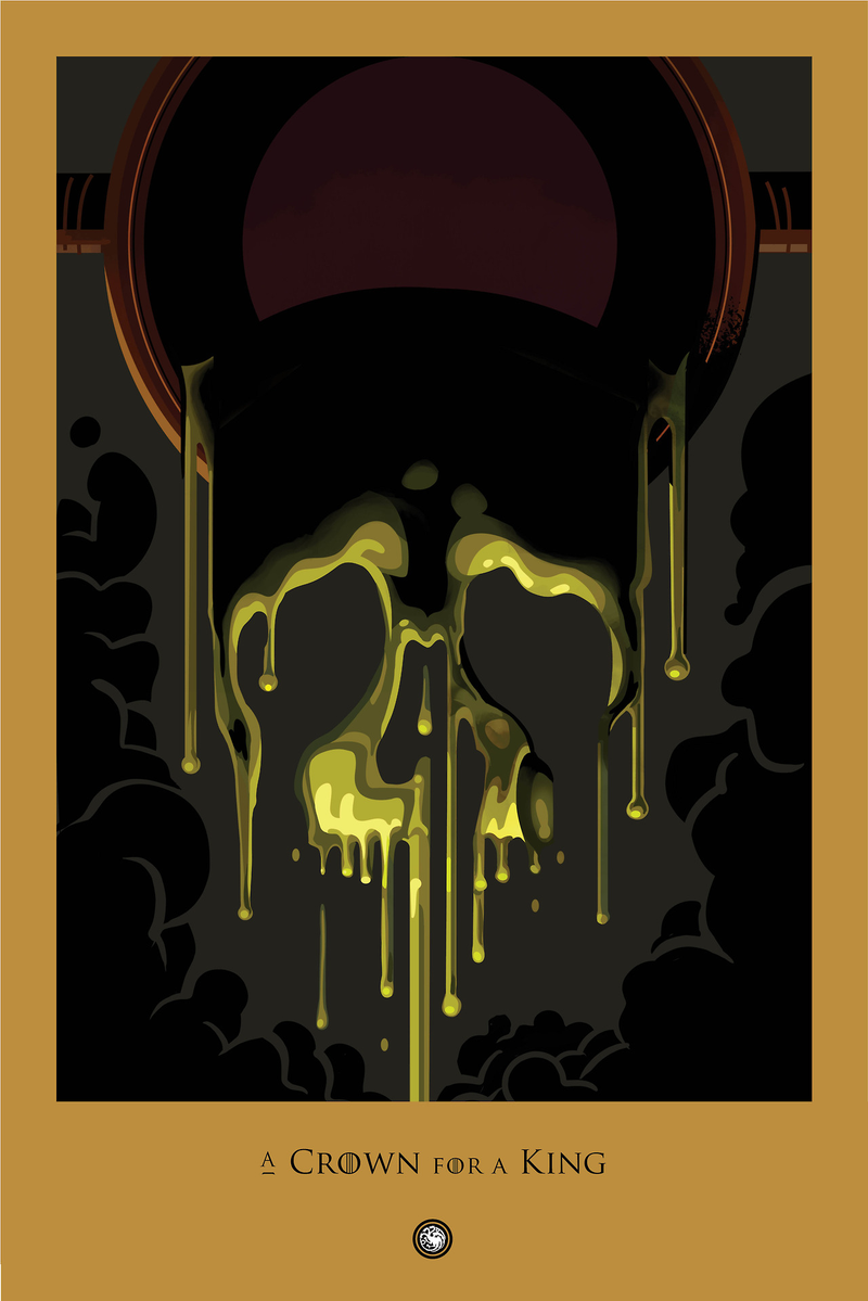 Illustration for article titled Beautiful Game of Thrones Posters Lament One Death from Each Episode